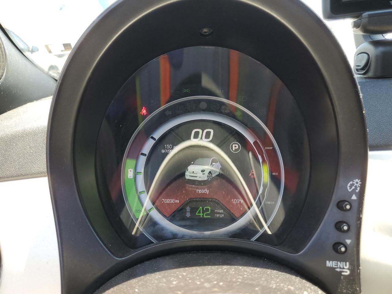 2014 Fiat 500 Electric VIN: 3C3CFFGE1ET225493 Lot: 68187605