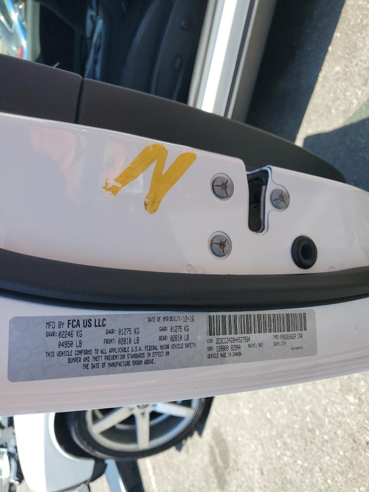 2017 Dodge Challenger Sxt VIN: 2C3CDZAG9HH527564 Lot: 91147205