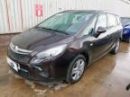 2015 VAUXHALL ZAFIRA EXCLUSIV for sale at Copart PETERLEE