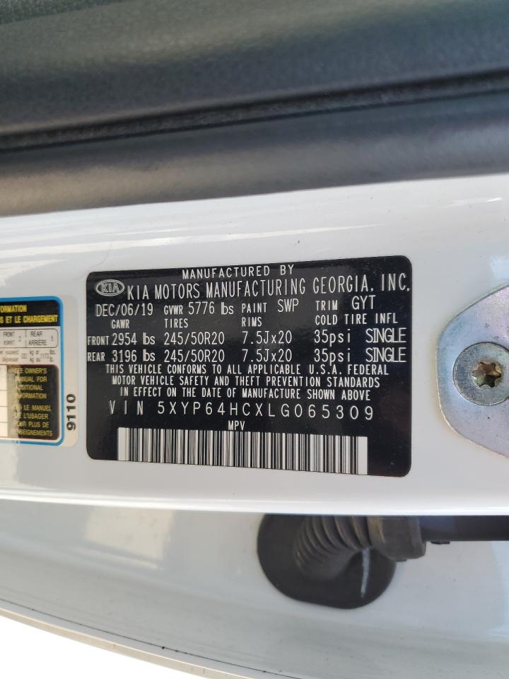 2020 Kia Telluride S VIN: 5XYP64HCXLG065309 Lot: 68190525