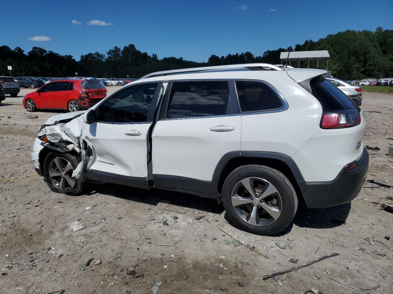 2021 Jeep Cherokee Limited white null gas 1C4PJMDN1MD124463 photo #3