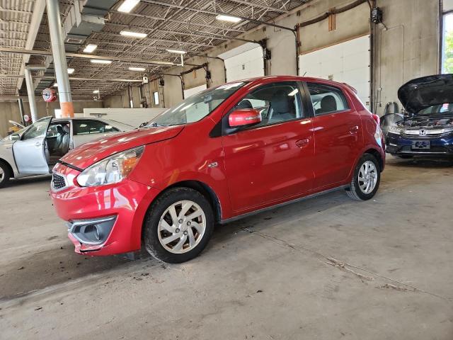  MITSUBISHI MIRAGE 2017 Czerwony