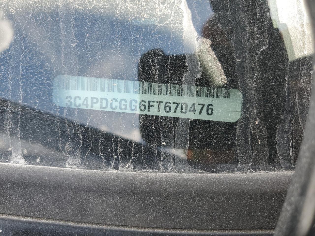 2015 Dodge Journey Crossroad VIN: 3C4PDCGG6FT670476 Lot: 70155105