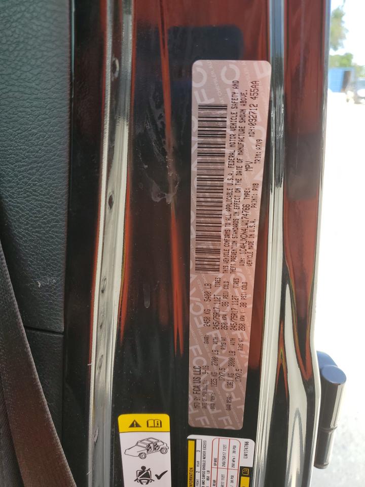 2020 Jeep Wrangler Unlimited Sport VIN: 1C4HJXDN4LW174766 Lot: 70390225