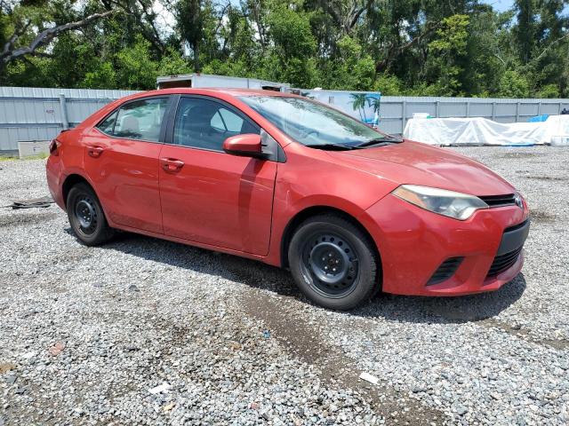  TOYOTA COROLLA 2014 Czerwony