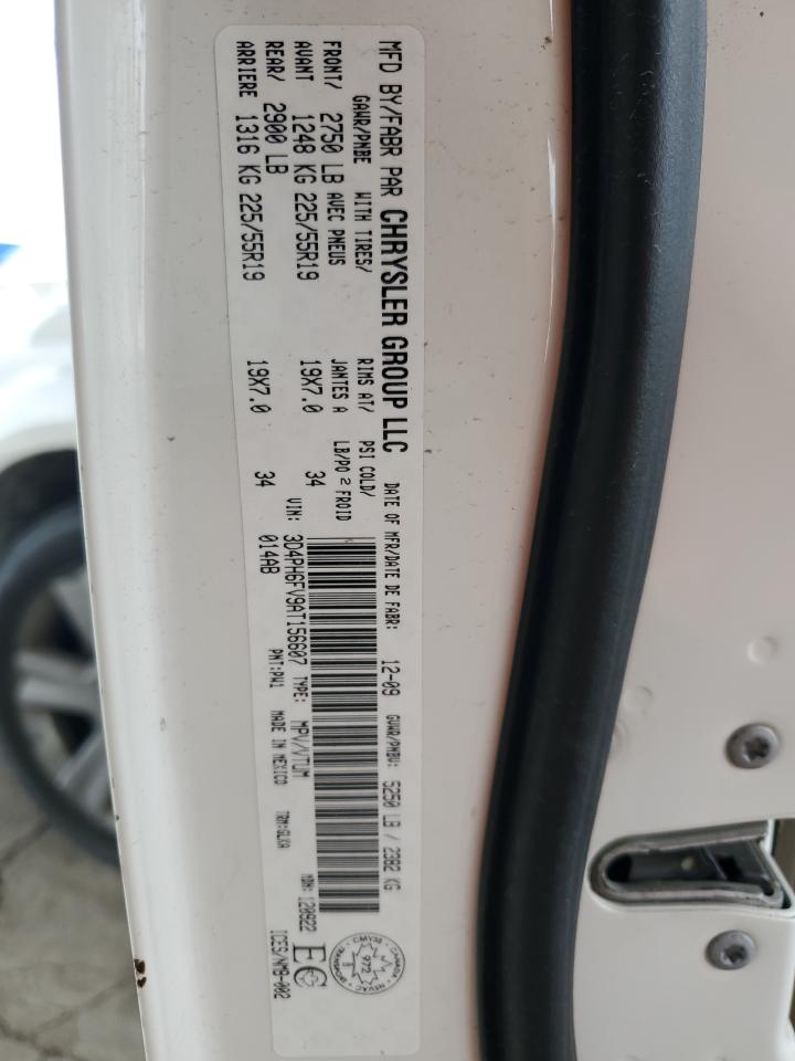 2010 Dodge Journey R/T VIN: 3D4PH6FV9AT156607 Lot: 70919415