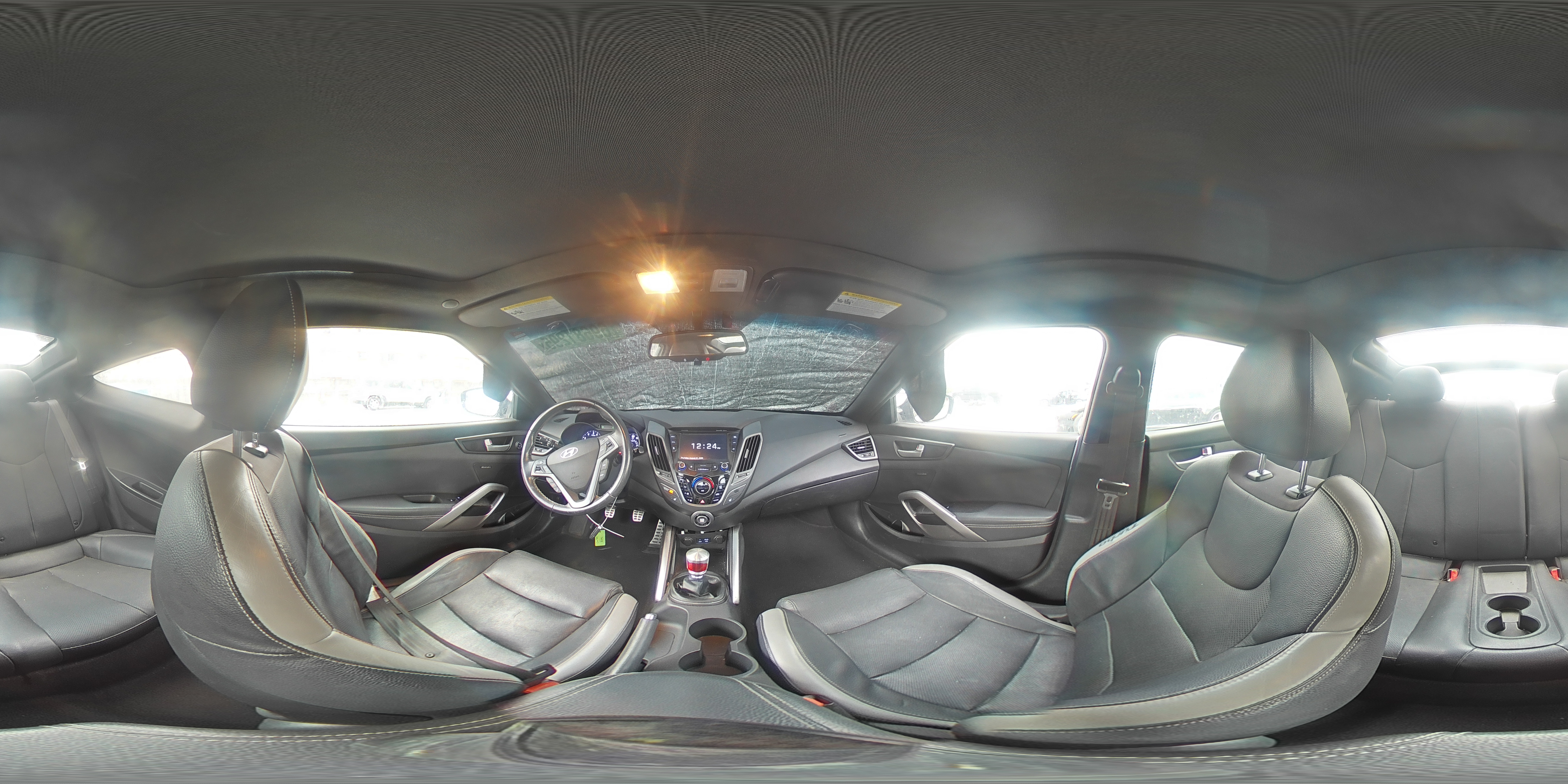 2016 Hyundai Veloster Turbo VIN: KMHTC6AE4GU282689 Lot: 69681295