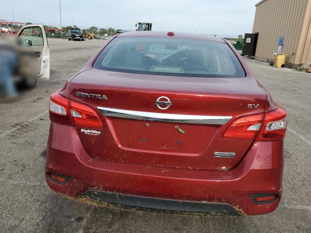 NISSAN SENTRA 2019 Czerwony