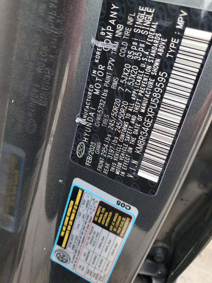 2023 Hyundai Palisade Xrt VIN: KM8R34GEXPU589595 Lot: 68952145