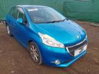 2013 PEUGEOT 208 ACTIVE for sale at Copart PETERLEE