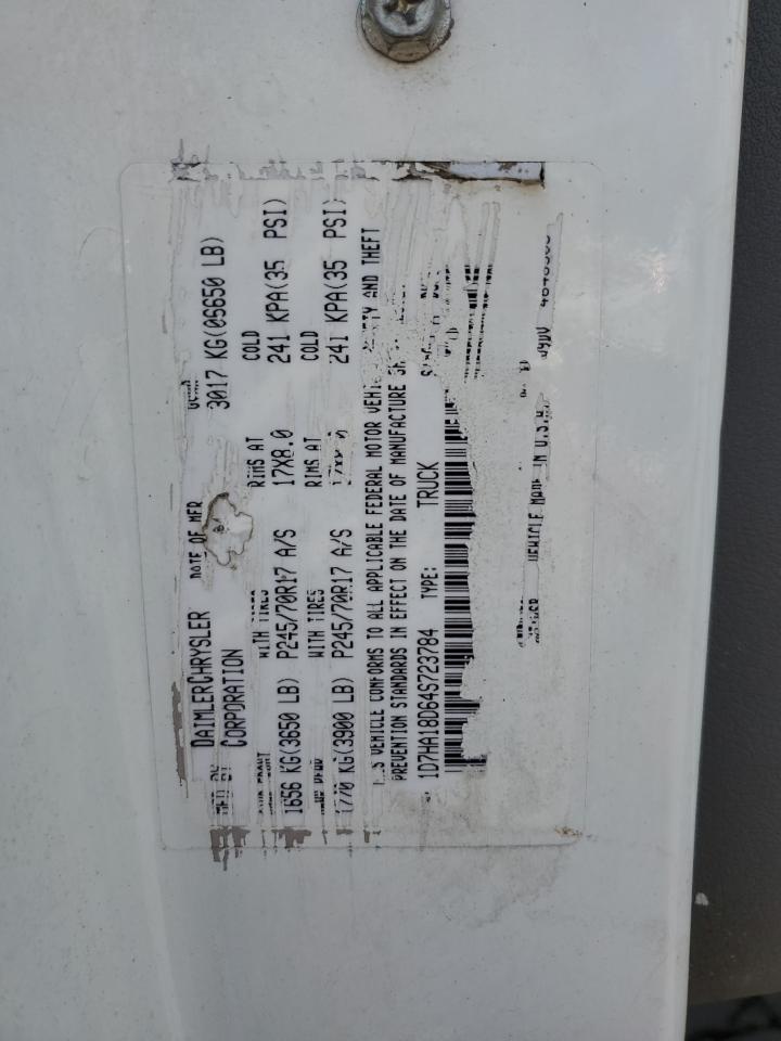 2007 Dodge Ram 1500 St VIN: 1D7HU18P27J599976 Lot: 68849565