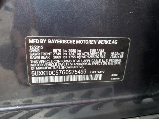 2016 BMW X5 XDR40E  