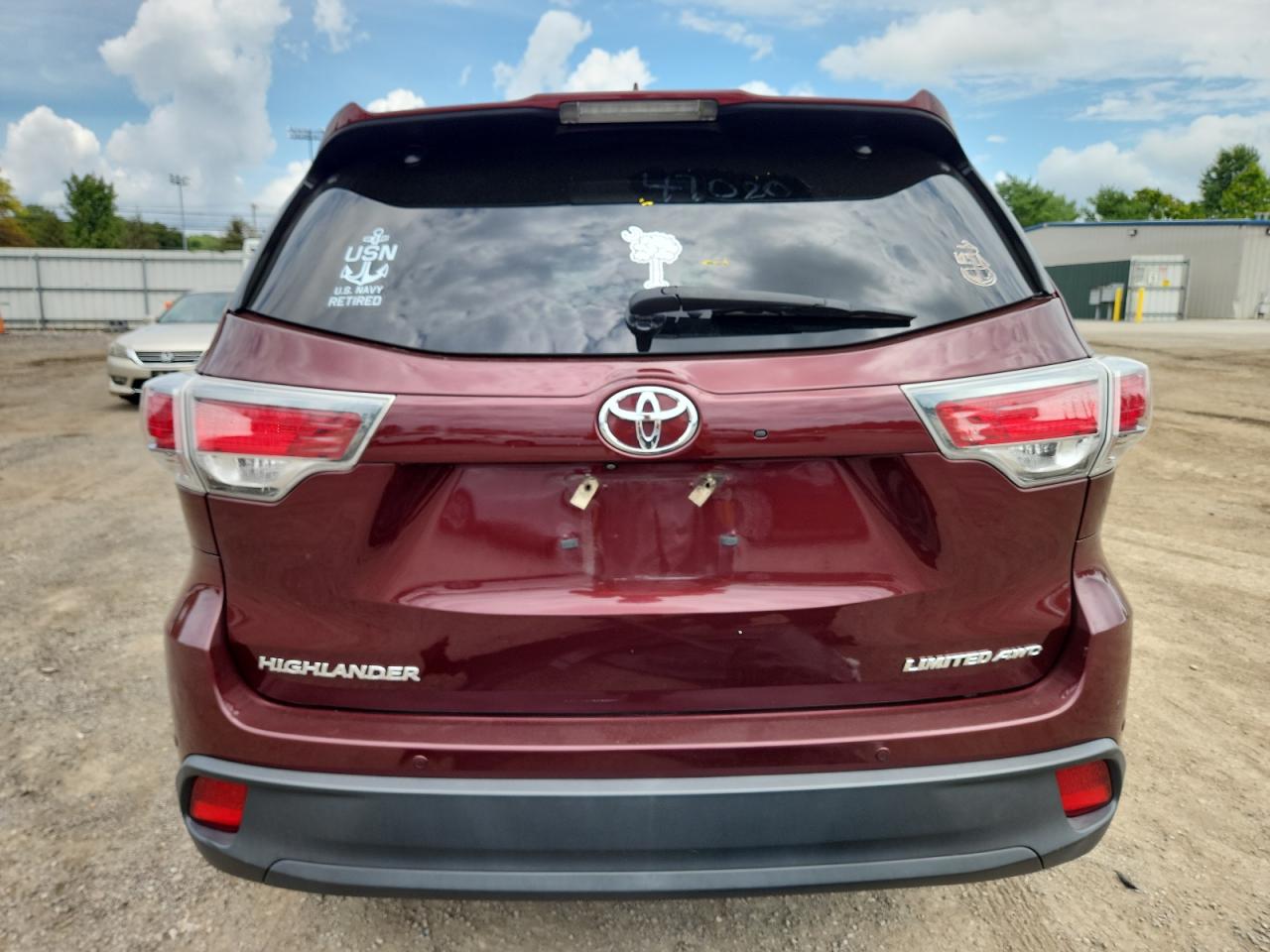 2016 Toyota Highlander Limited VIN: 5TDDKRFH0GS325848 Lot: 68720035