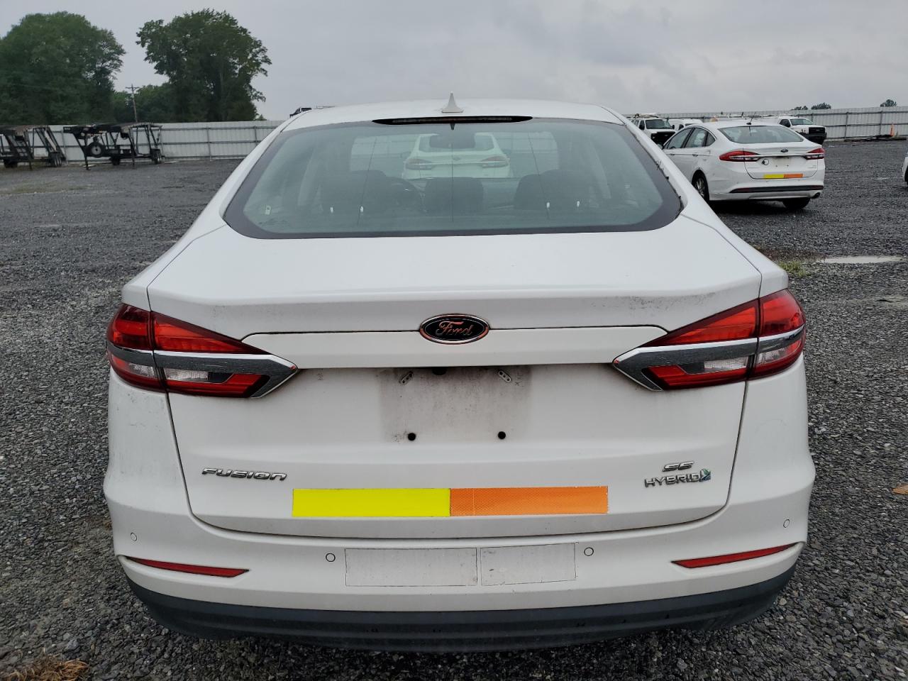 2019 Ford Fusion Se VIN: 3FA6P0LU4KR284956 Lot: 54043045