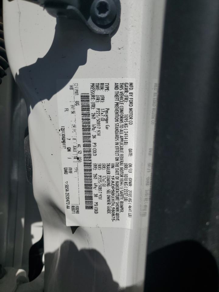 2013 Ford C-Max Sel VIN: 1FADP5BUXDL550875 Lot: 68199185