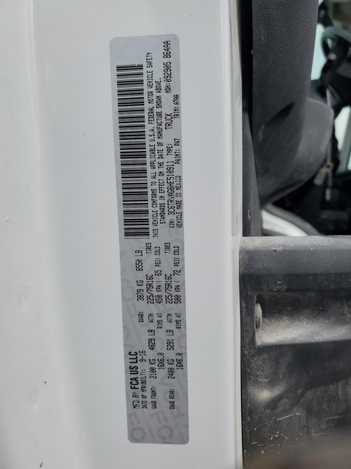 2017 Ram Promaster 1500 1500 Standard VIN: 3C6TRVAG6HE510911 Lot: 69381655