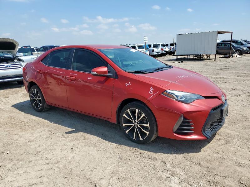  TOYOTA COROLLA 2018 Красный