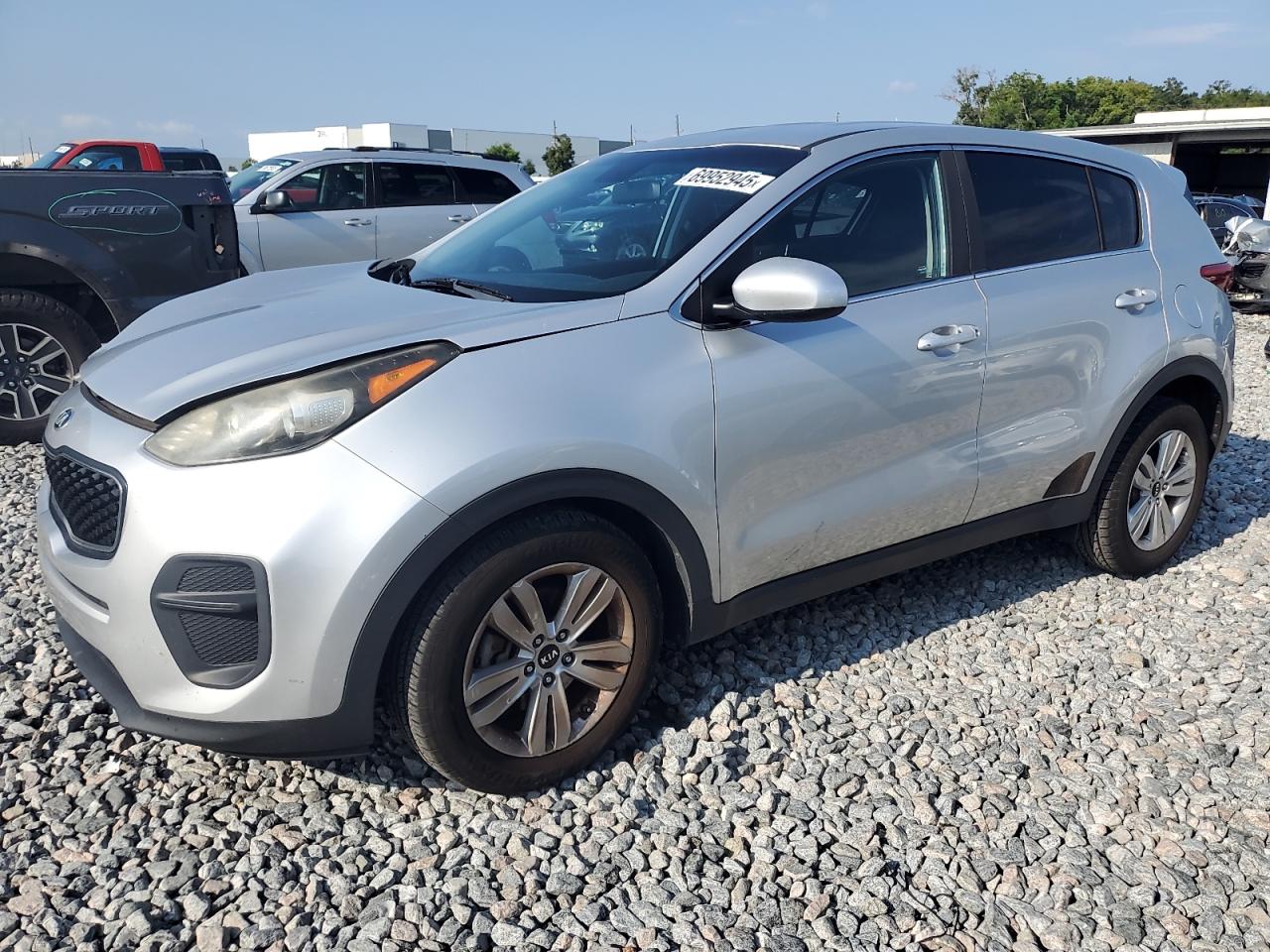 2018 Kia Sportage Lx silver null gas KNDPM3AC0J7301986 photo #1