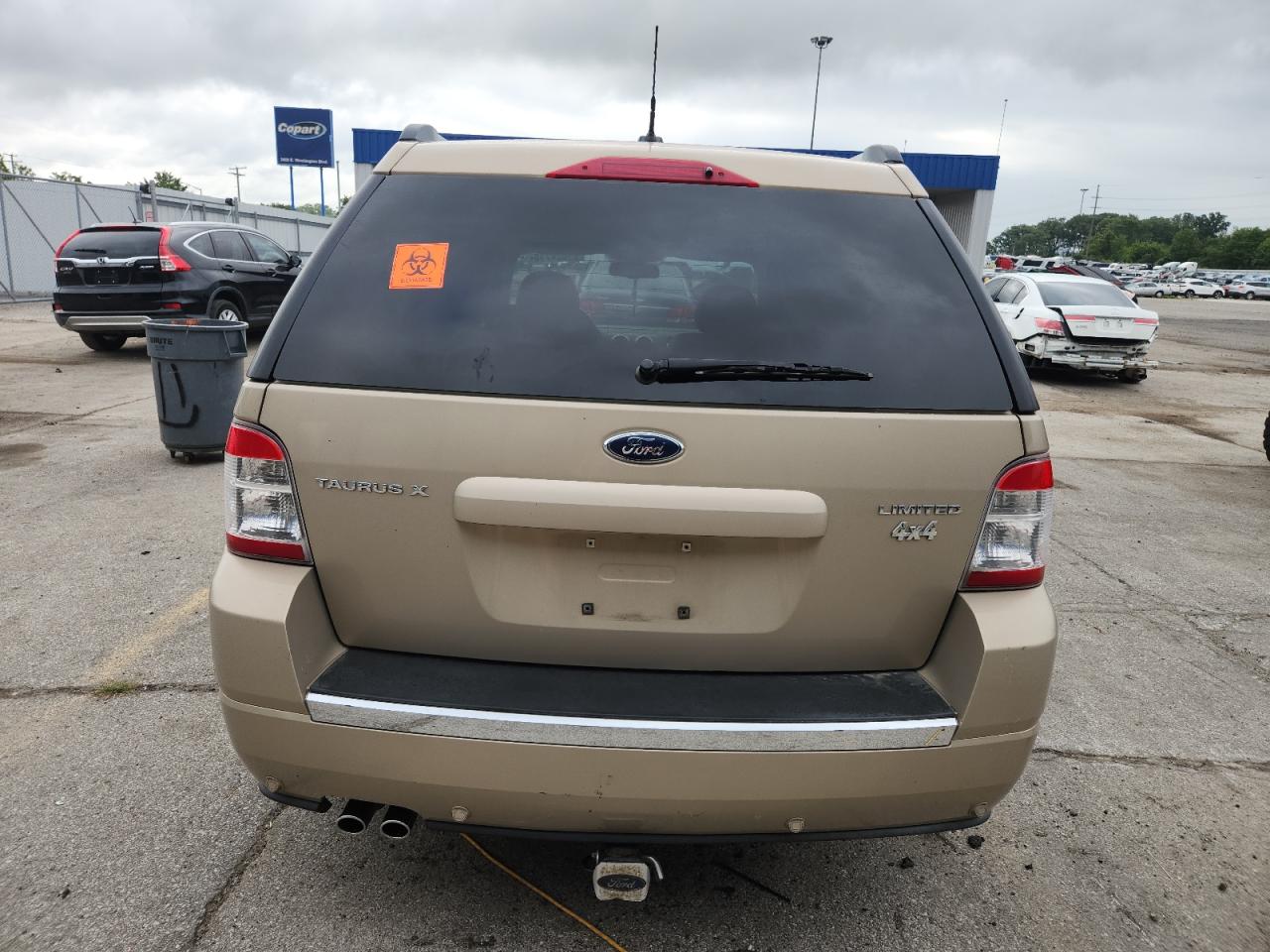 2008 Ford Taurus X Limited VIN: 1FMDK03W98GA07300 Lot: 69624715