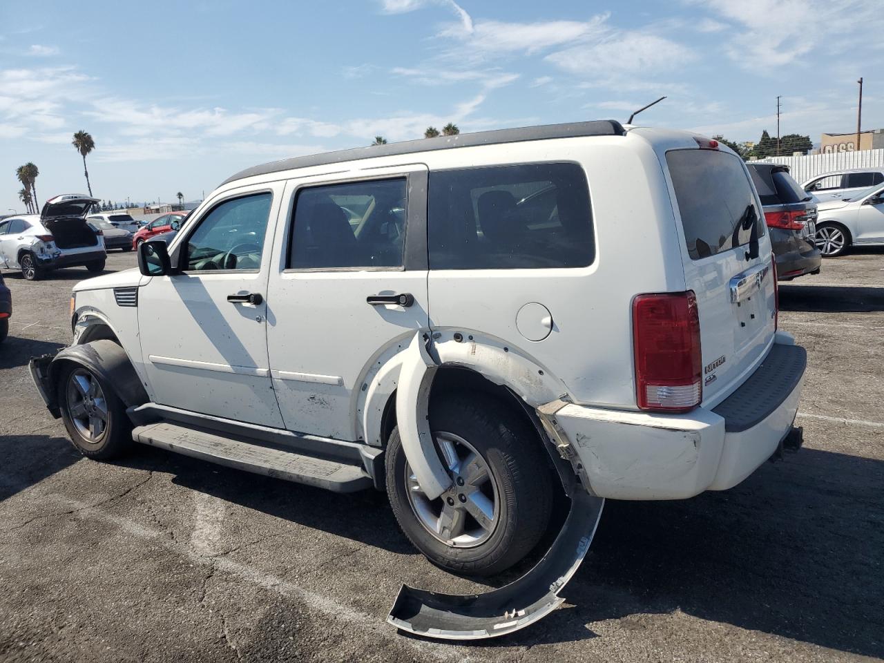 2007 Dodge Nitro Slt white null gas 1D8GU58KX7W679239 photo #3