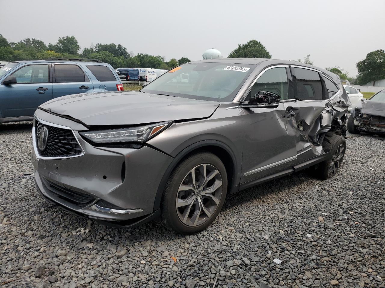 2023 Acura Mdx Technology grey null gas 5J8YD9H49PL001399 photo #1