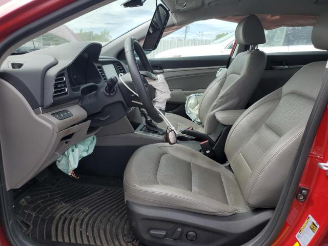 HYUNDAI ELANTRA 2020 Красный