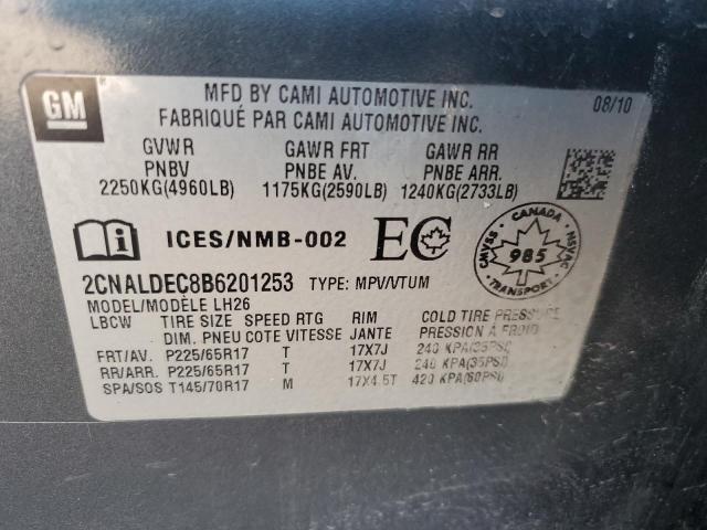 2011 CHEVROLET EQUINOX LT  