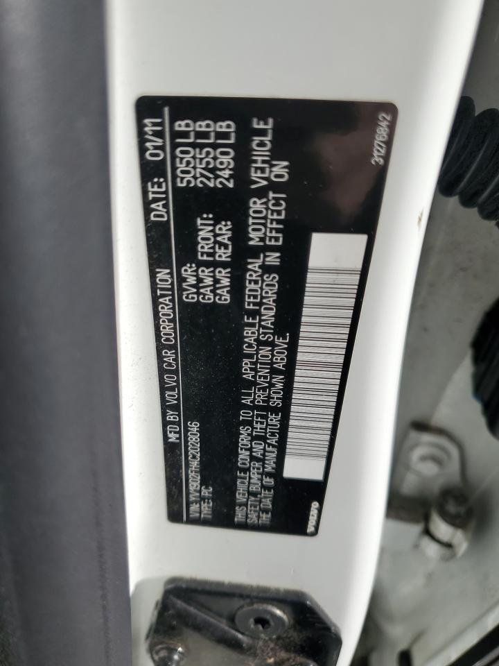 2012 Volvo S60 T6 VIN: YV1902FH4C2028046 Lot: 69566345