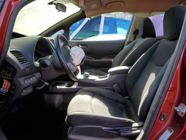 Hatchbacks NISSAN LEAF 2013 Red