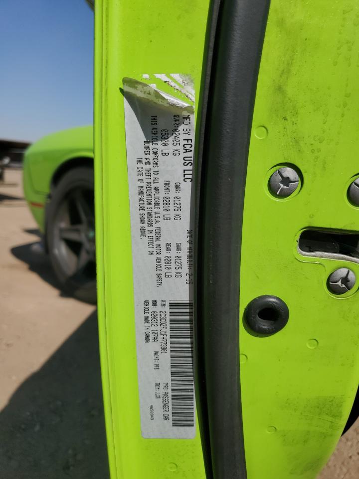2015 Dodge Challenger R/T Scat Pack VIN: 2C3CDZFJ1FH773901 Lot: 68942735