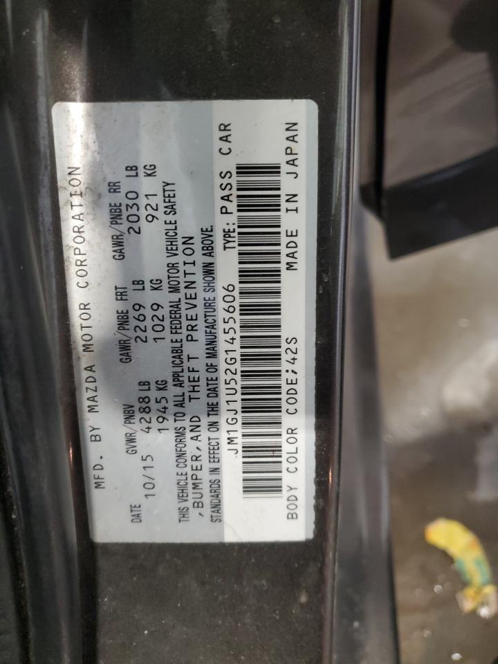 2016 Mazda 6 Sport VIN: JM1GJ1U52G1455606 Lot: 68894935