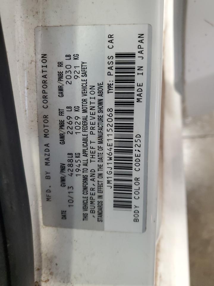 2014 Mazda 6 Grand Touring VIN: JM1GJ1W64E1152068 Lot: 68188485