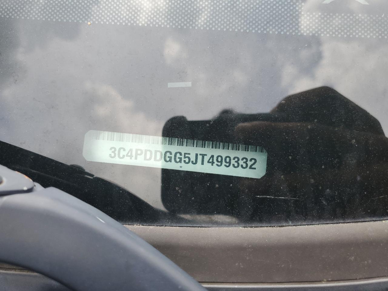 2018 Dodge Journey Crossroad VIN: 3C4PDDGG5JT499332 Lot: 68722855