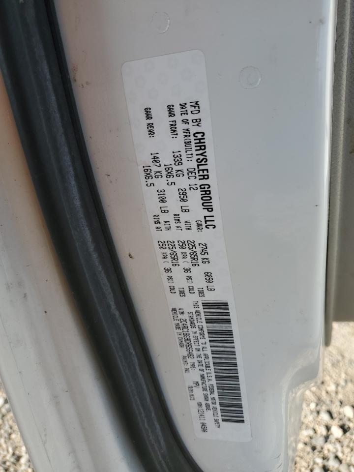 2013 Chrysler Town & Country Touring VIN: 2C4RC1BG9DR656482 Lot: 70116785