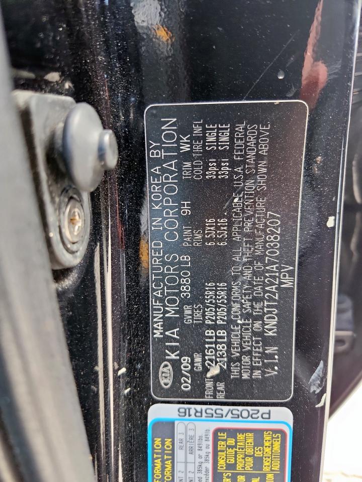 2010 Kia Soul + VIN: KNDJT2A21A7038207 Lot: 69704555