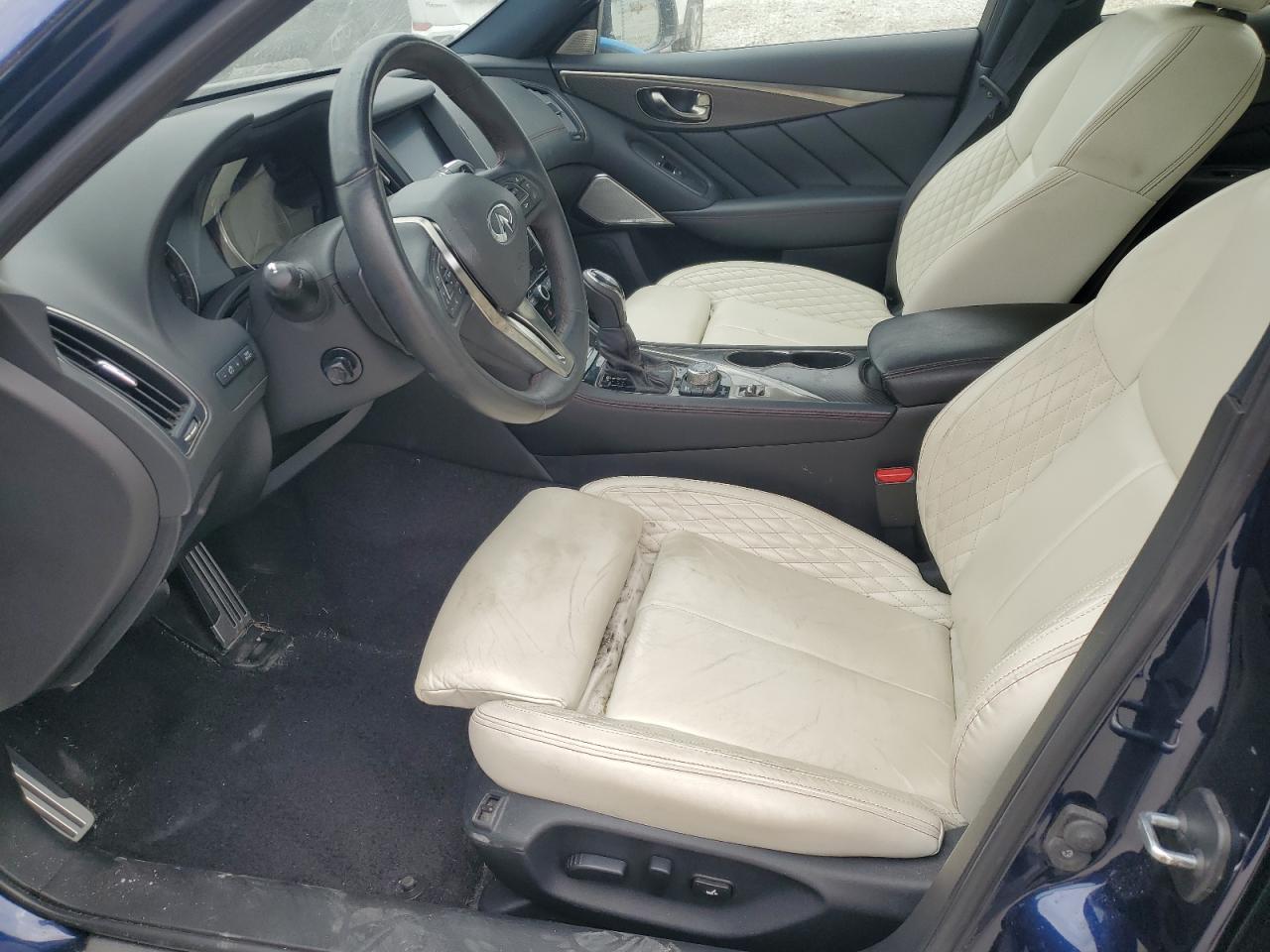 2021 Infiniti Q50 Red Sport 400 VIN: JN1FV7DR1MM880303 Lot: 69606205