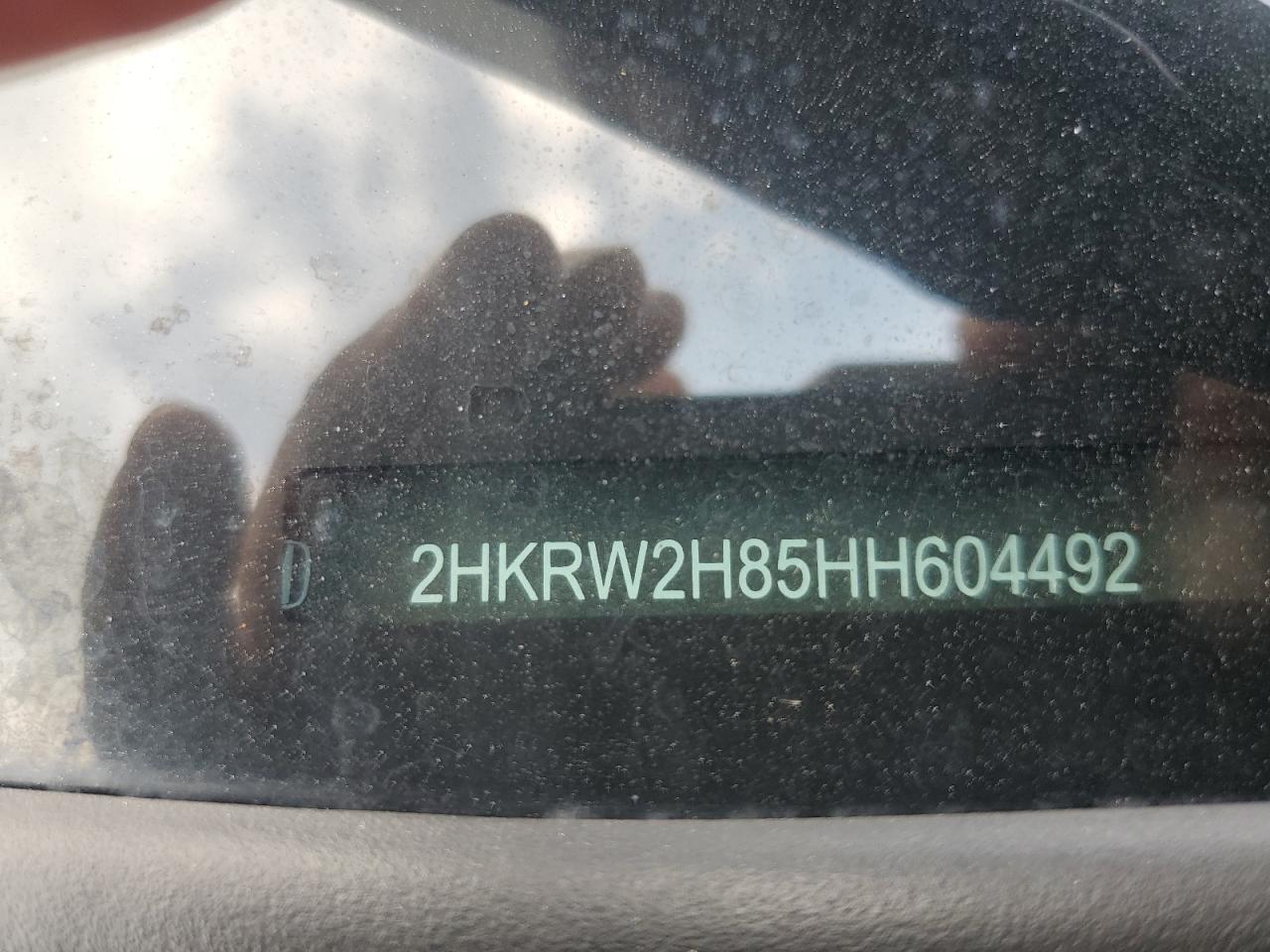 2017 Honda Cr-V Exl VIN: 2HKRW2H85HH604492 Lot: 69726095