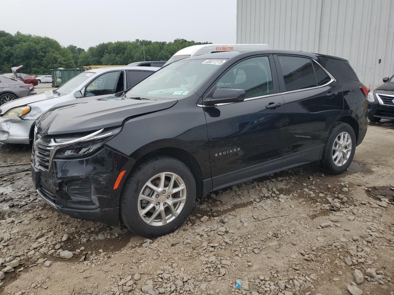 2022 Chevrolet Equinox Lt black null gas 3GNAXUEV7NL290265 photo #1