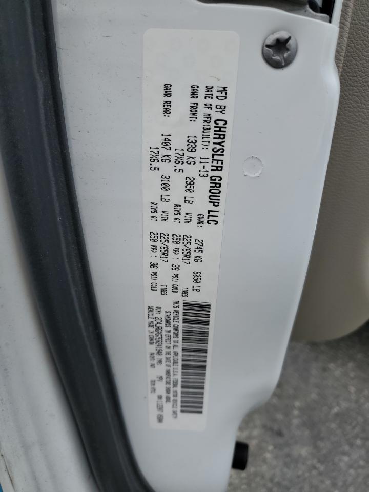 2014 Ram Tradesman VIN: 2C4JRGAG7ER241940 Lot: 69926825