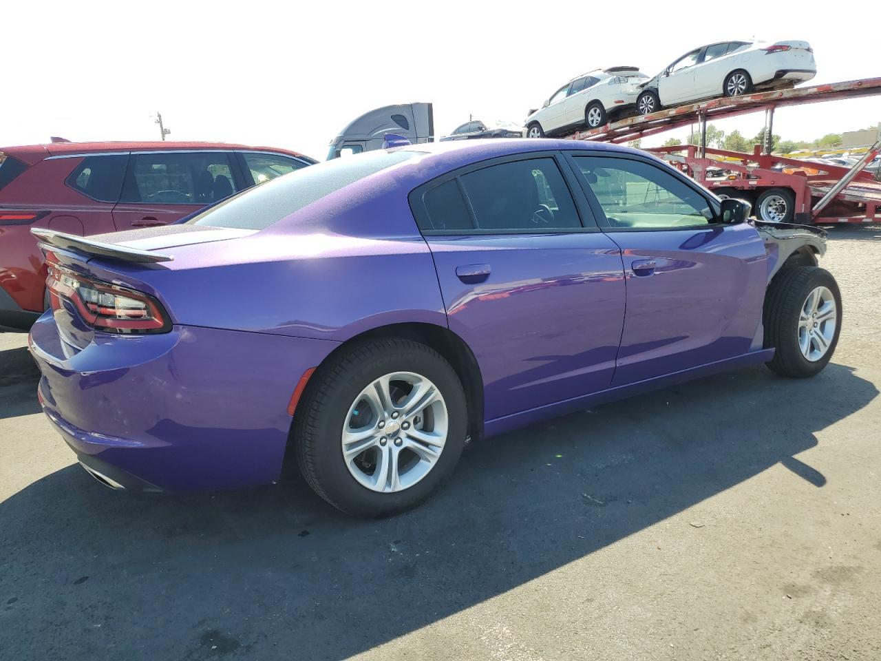 2023 Dodge Charger Sxt purple null flexible 2C3CDXBG6PH687516 photo #4