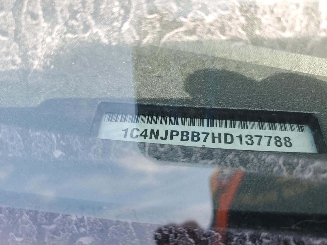 2017 Jeep Patriot Sport VIN: 1C4NJPBB7HD137788 Lot: 70681465