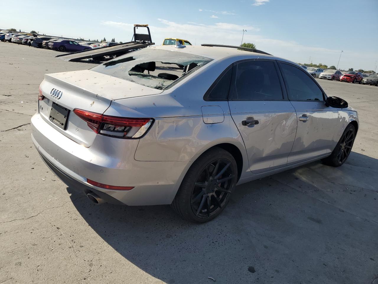 2017 Audi A4 Premium silver sedan gas WAUGNAF46HN011967 photo #4