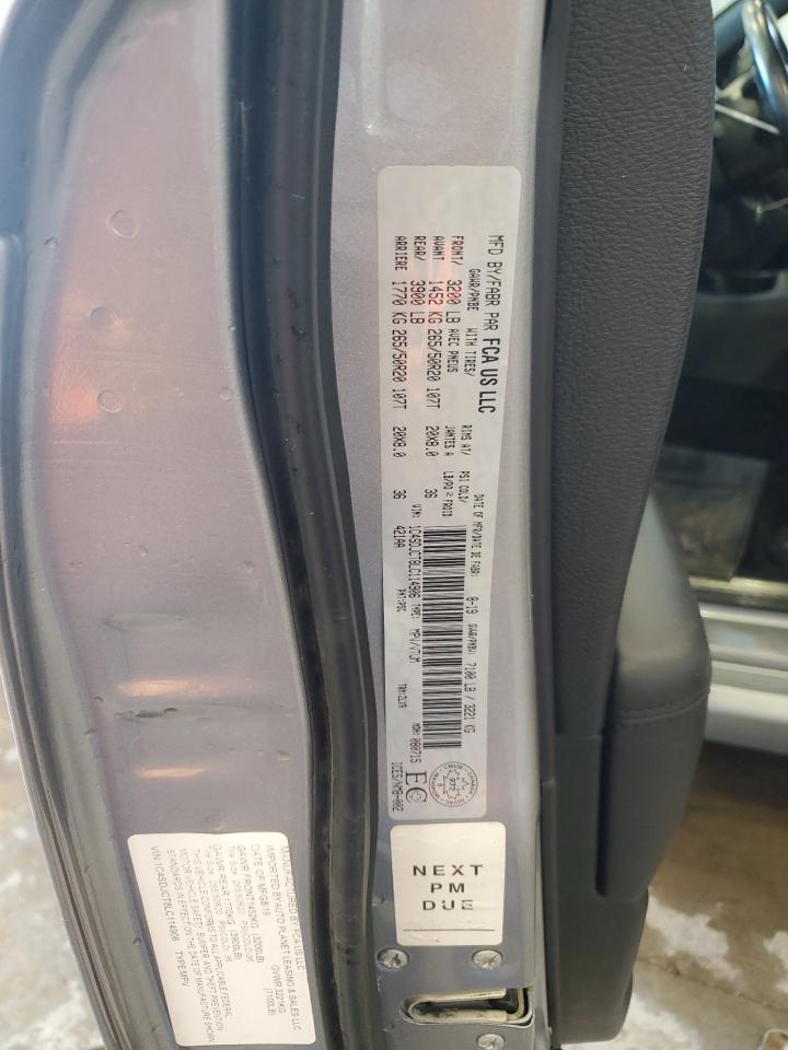 2020 Dodge Durango R/T VIN: 1C4SDJCT8LC114906 Lot: 67916415