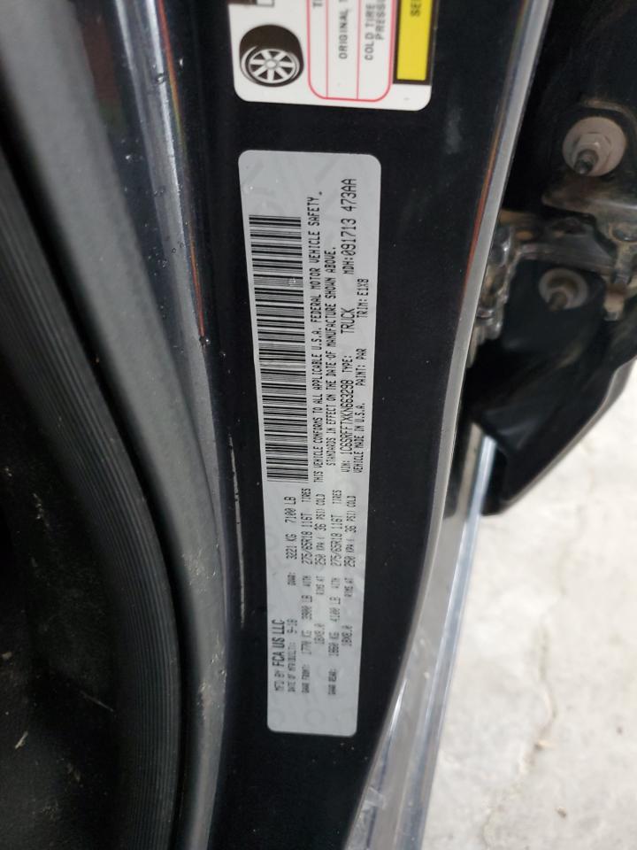 2019 Ram 1500 Big Horn/Lone Star VIN: 1C6SRFFTXKN663298 Lot: 67777955