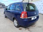 2013 VAUXHALL ZAFIRA EXC for sale at Copart CHESTER