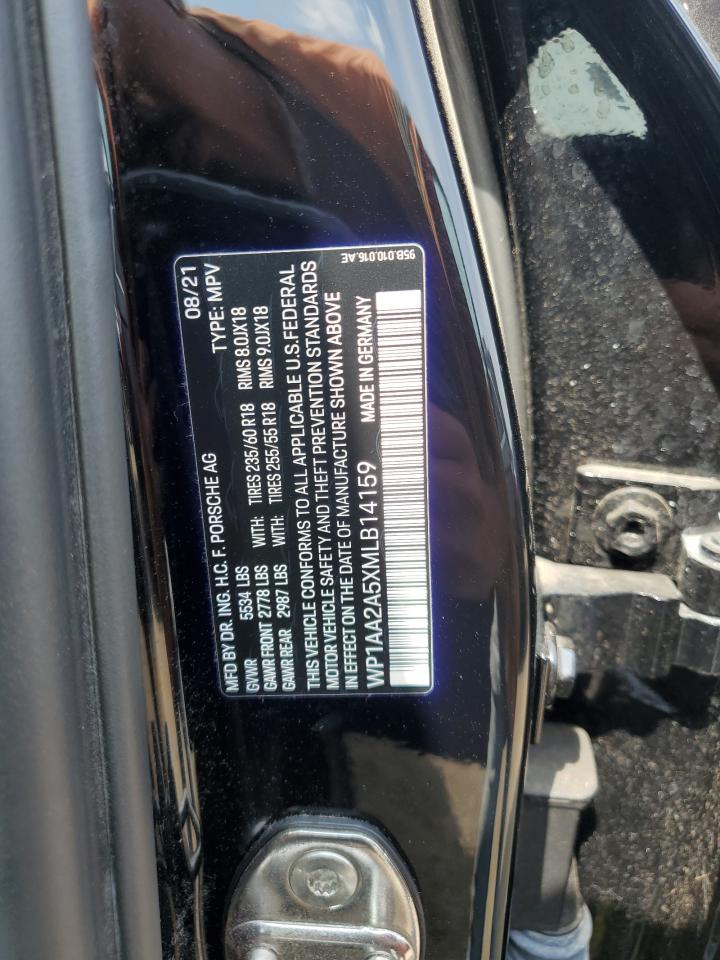 2021 Porsche Macan VIN: WP1AA2A5XMLB14159 Lot: 67093795