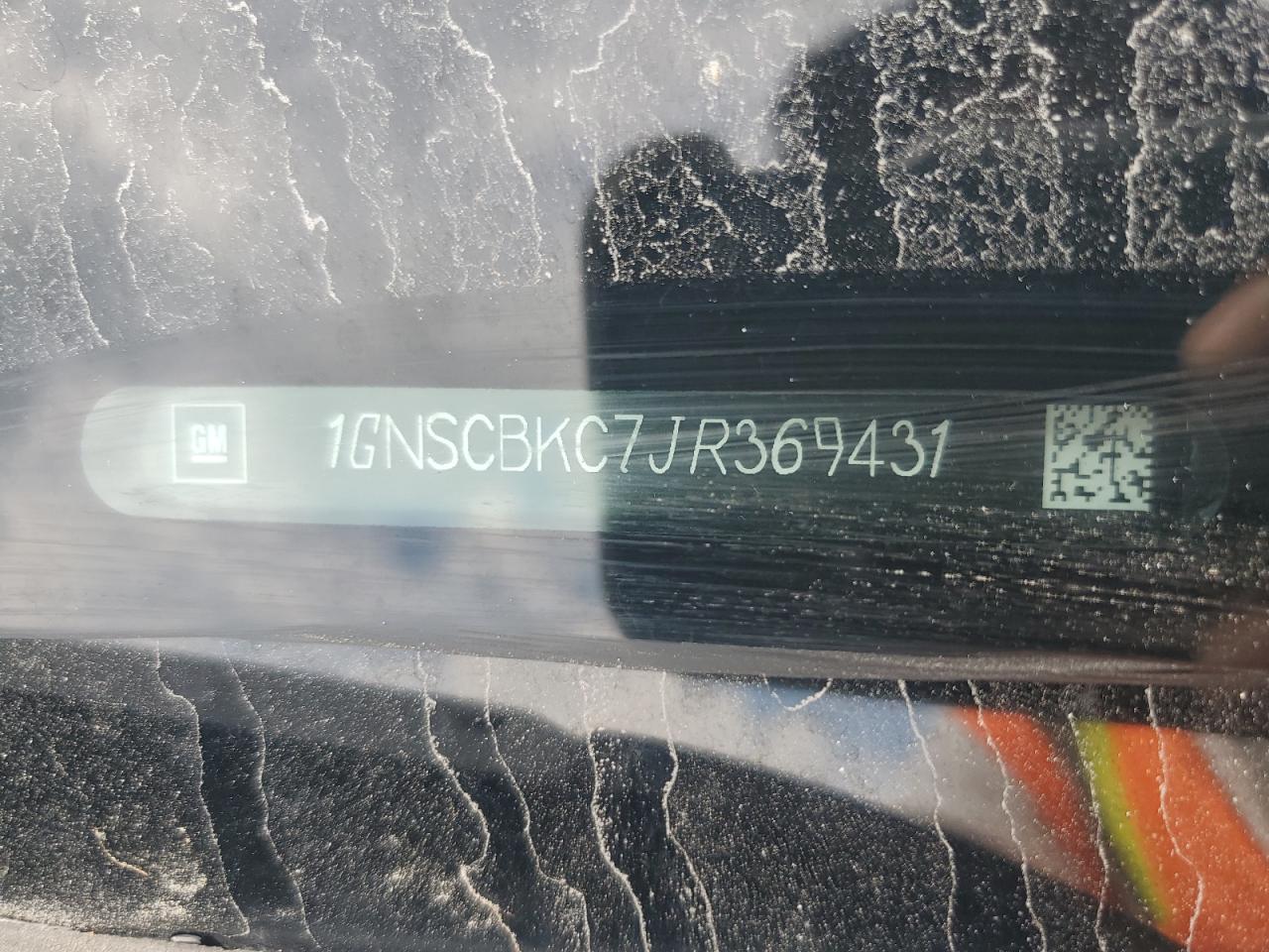 2018 Chevrolet Tahoe C1500 Lt VIN: 1GNSCBKC7JR369431 Lot: 70625025