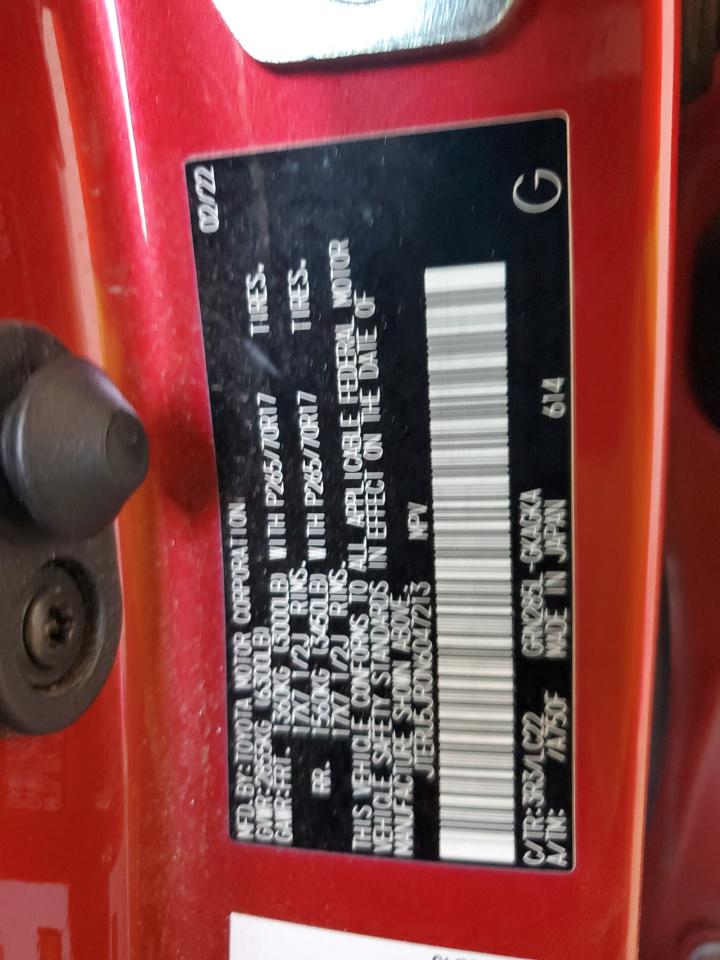 2022 Toyota 4Runner Sr5 Premium VIN: JTERU5JR0N6047213 Lot: 69211075