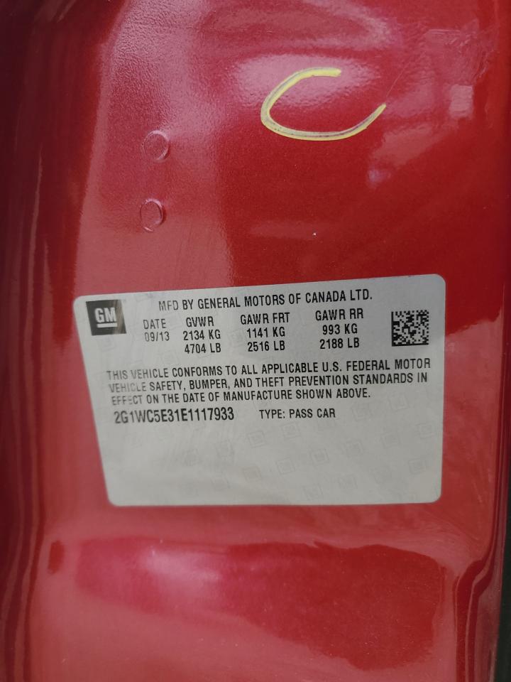 2G1WC5E31E1117933 2014 Chevrolet Impala Limited Ltz