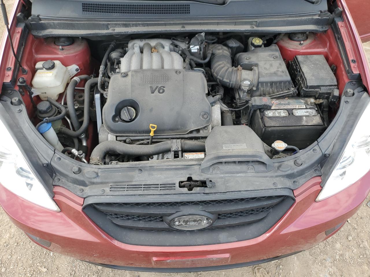 2008 Kia Rondo Lx VIN: KNAFG526987166361 Lot: 69773375